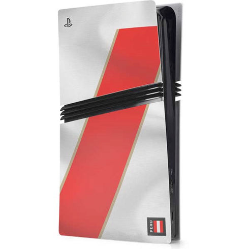 Peru Soccer Flag PS5 Pro Console Skin
